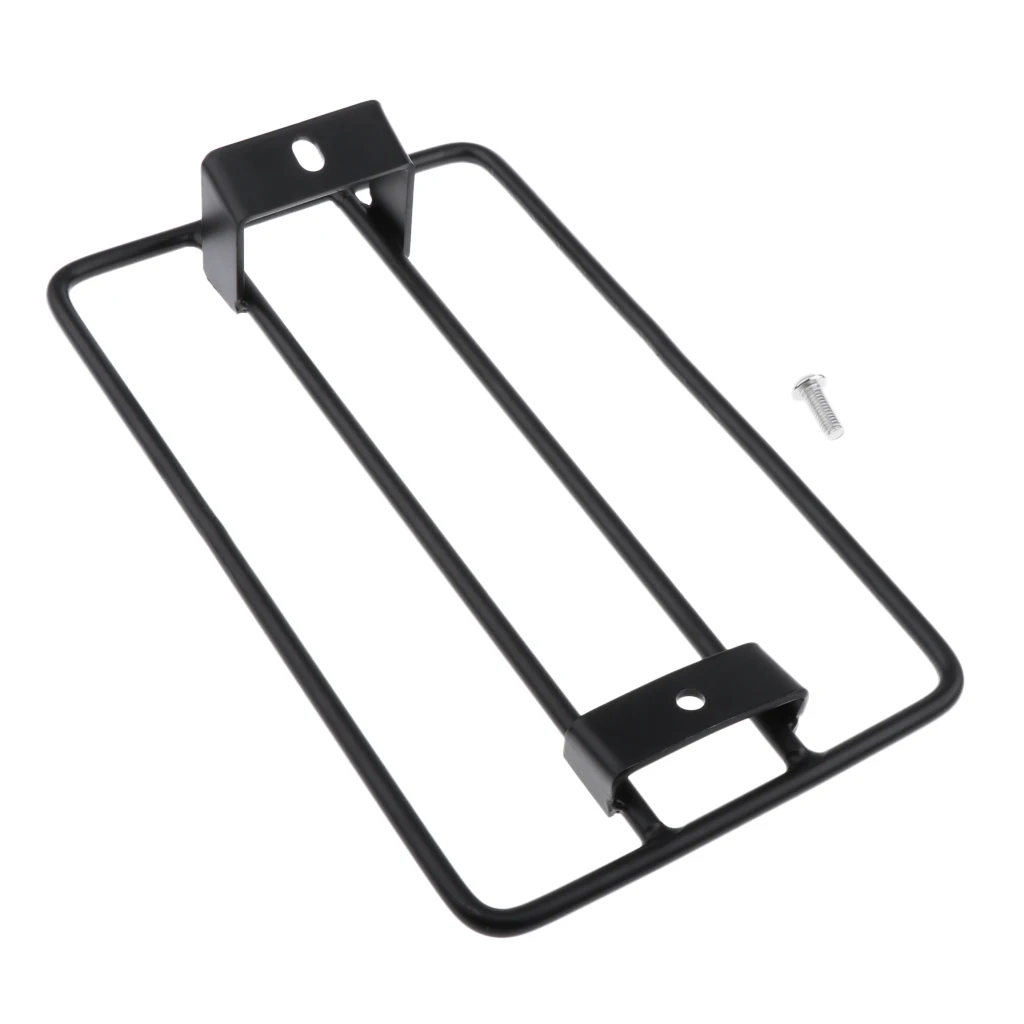 Motorcycle Sissy Bar Luggage Rack Tail Box Saddlebag Shelf for Honda Rebel 250 300 500 2017-2019 (Black)