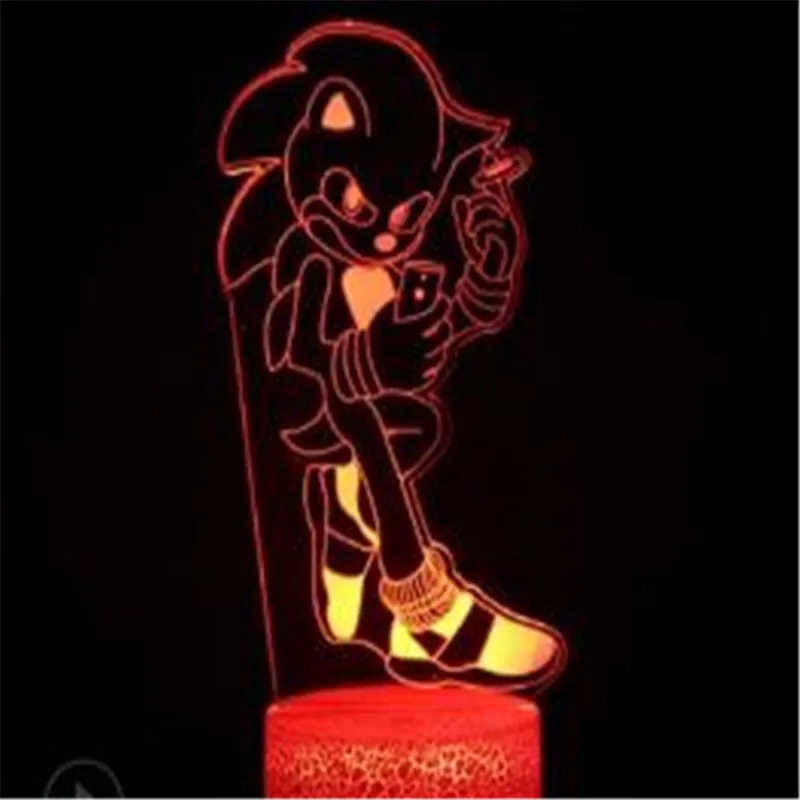 

Cartoon Night Light Led Remote Control Gift Desktop Decoration Light Colorful Dimming USB Battery Dual-powered 3D Desk Lamp