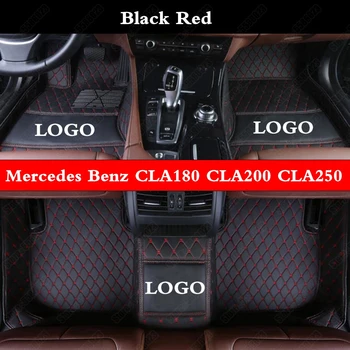 

All Weather Car Foot Mats for Mercedes Benz AMG CLA180 CLA200 CLA250 CLA45 Custom Made Sedan Floor Mat Pad Auto Carpet Cover Rug
