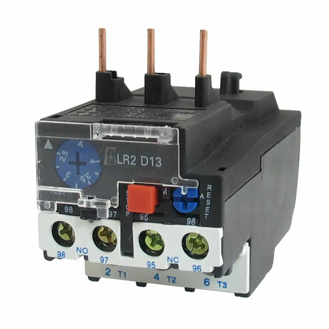 AC 660V 2.5A 4A 2,5-4A переменного тока 3-полюсный Термальность реле перегрузки НЗ LR2-13