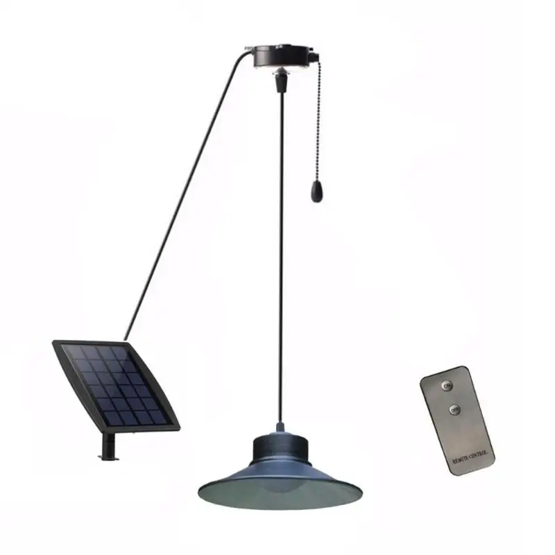 

Solar Power LED Hanging Lamp Outdoor Remote Control Chandelier for Garden