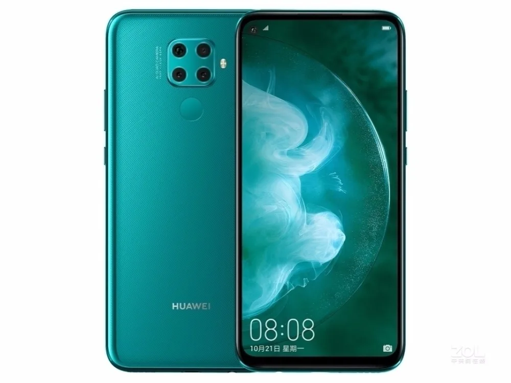 6,2" HuaWei Nova 5z Смартфон Android 9,0 Kirin 810 6G ram 128G rom 48,0 Мп+ 32,0 МП Fingerprin Поддержка Google