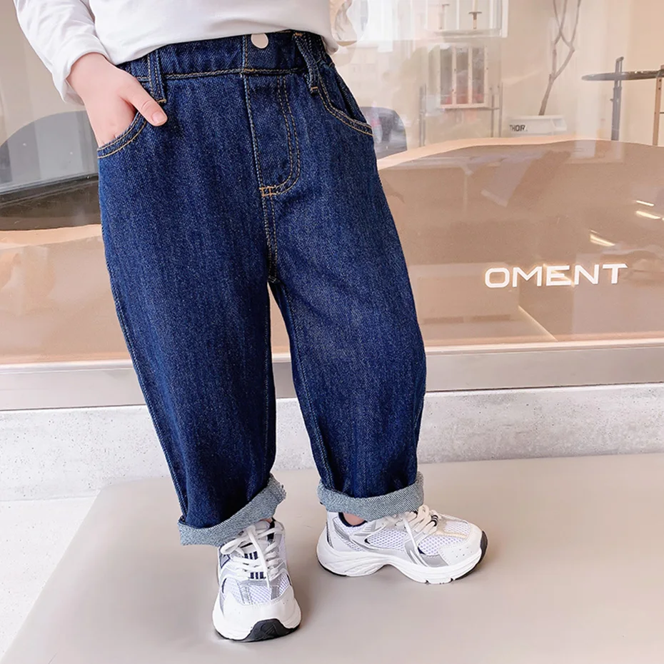 Girls Jeans Solid Color Jeans Girl 