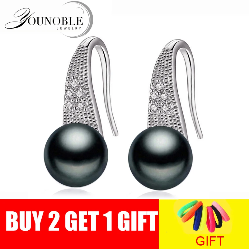 Wedding Freshwater Natural Pearl Stud Earrings Women Real 925 Silver Earring Jewelry Daughter Birthday Gift | Украшения и
