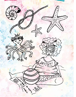 

starfish/ transparent Clear Silicone Stamp/Seal for DIY scrapbooking/photo album Decorative clear stamp M1364