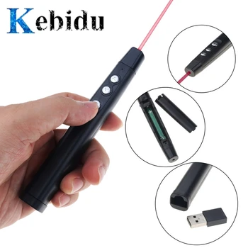 

Kebidu Wireless Presenter RF Remote Control Page Turning PPT Powerpoint Presentation 2.4GHz with IR Laser Pointers Pen USB New