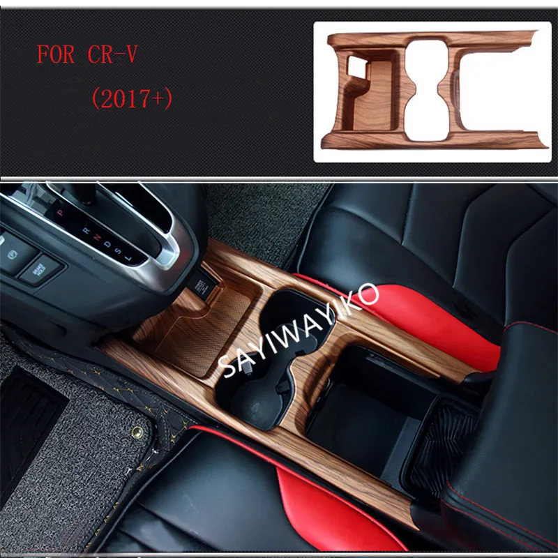 

Cup Holder Panel Edge Frame Trim Cover For Honda CRV 2017 Car Water Cup Holder Frame Sticker Cover For CRV 2018 ACCESSORIES