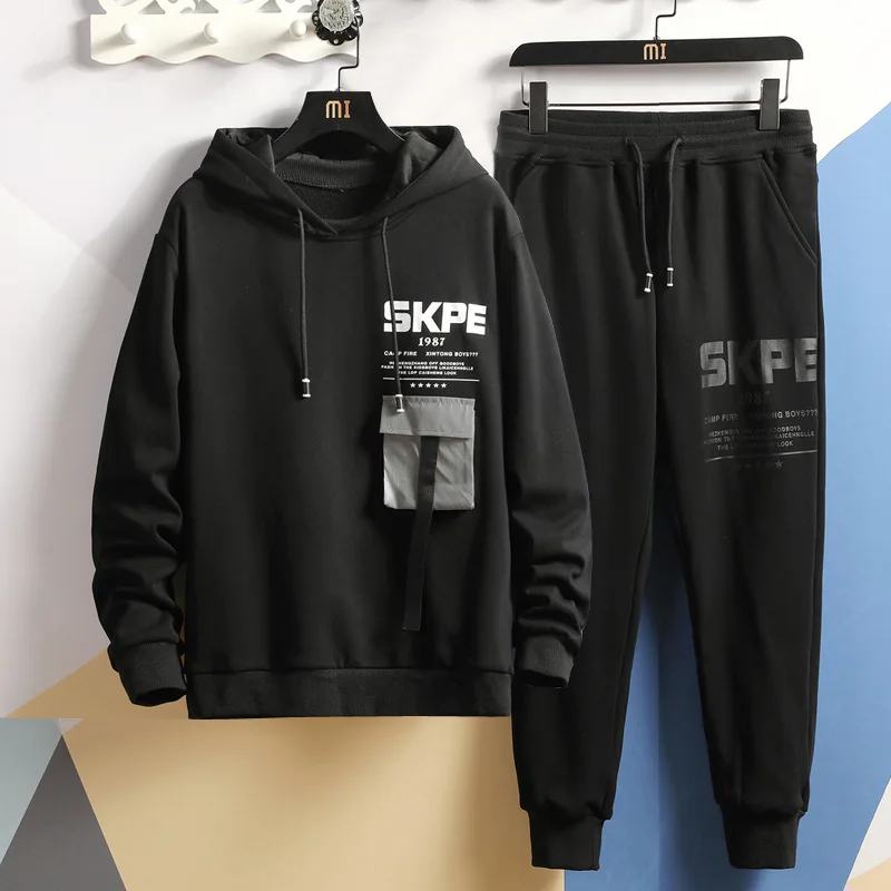 

Spring, Autumn And Winter New Style Quality Men's Casual Hooded Set, Fashion, Korean-style MEN'S Sport Suit
