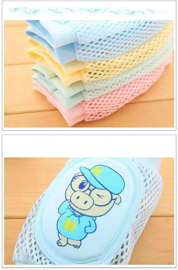 Children Kneepad Baby Ventilation Reticular Will Sponge Baby Crawl Kneepad Learn To Walk Defence Knock Protective Clothing