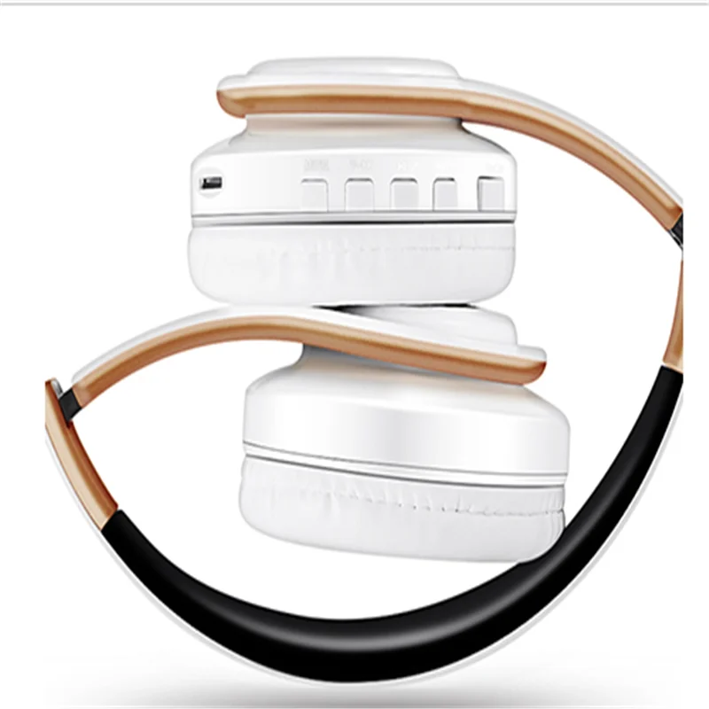 Новые золотые цвета Bluetooth наушники беспроводные стерео гарнитуры наушники с микрофоном/tf-картой
