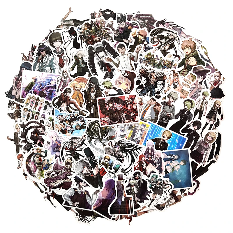 10/30/50pcs/pack Danganronpa Trigger Happy Havoc Anime Stickers For Notebook Motorcycle Skateboard Computer Cartoon toy Suitcase | Игрушки и