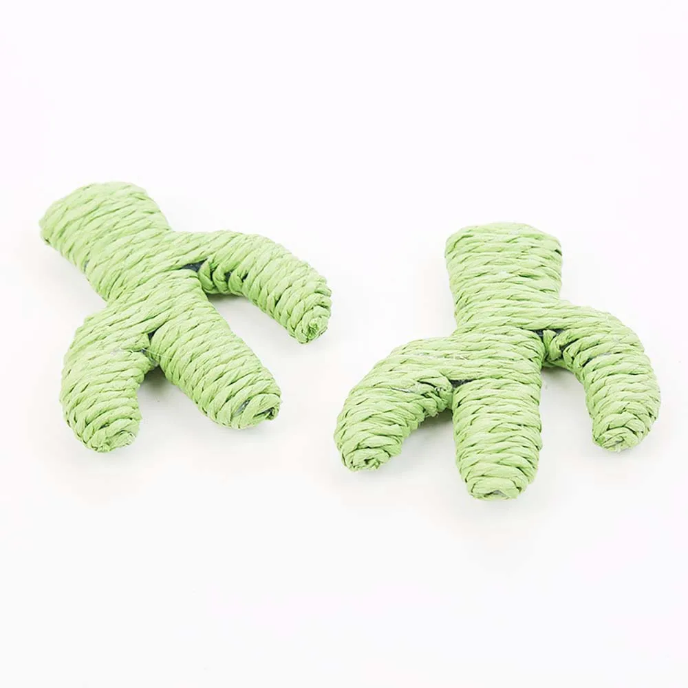 

New Pet Interactive Toy For Cats Kitten Grinding Claw Molar Toy Cactus Woven By Paper Rope Cat Play Bite Pet Toys 4