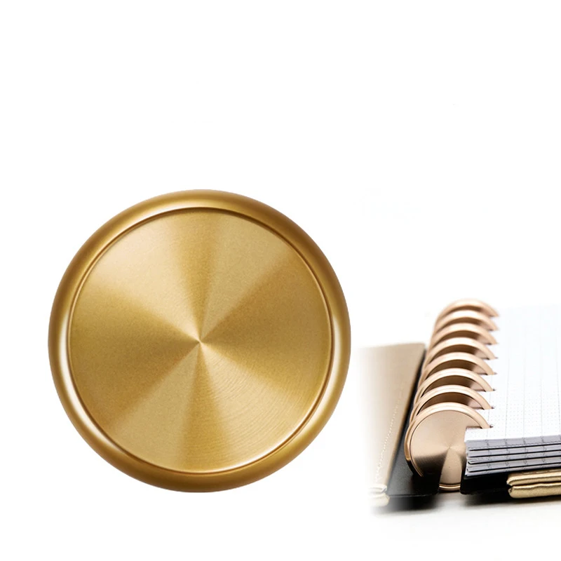 PROD 4001080303180 100 pcs free shipping 2022 disc Binder Rings
Mushroom Hole t puncher notebook Ring Round Binding gold sliver metal
aluminum