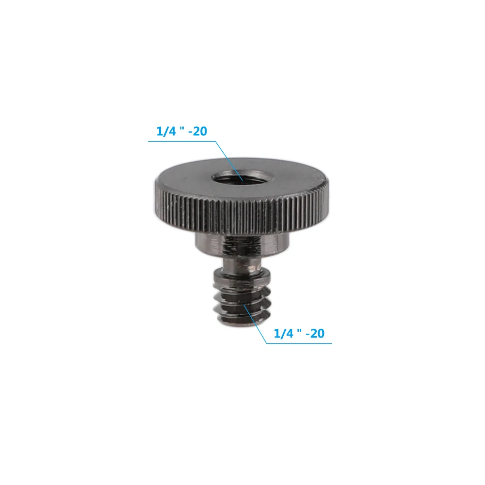 HDRIG 1/4 &quot 20 штыревой к 1/4&quot гнездовой резьбовой винтовой адаптер ручной винт для