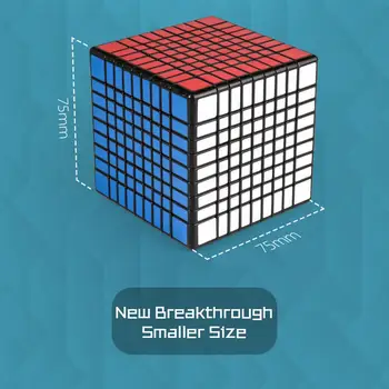 

2019 New Arrive MF8856 Mofang Jiaoshi MF9 9x9 Magic Cube for Brain Trainning - Black