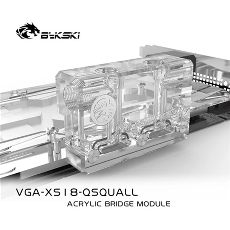 Акриловый мостовой модуль Bykski блок VGA мод GPU комплект для преобразования |