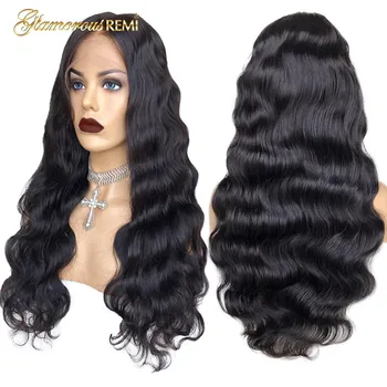 

Brazilian 13*6 Deep Part Body Wave Lace Front Human Hair Wigs For Women Pre Plucked Long Glueless Remy Hair Wigs With Baby Hair