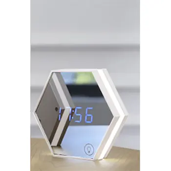 

Creative Electronic Multifunction LED Night Light Wall Clock Mirror Digital Display Alarm Clock Snooze Light Home Decoration