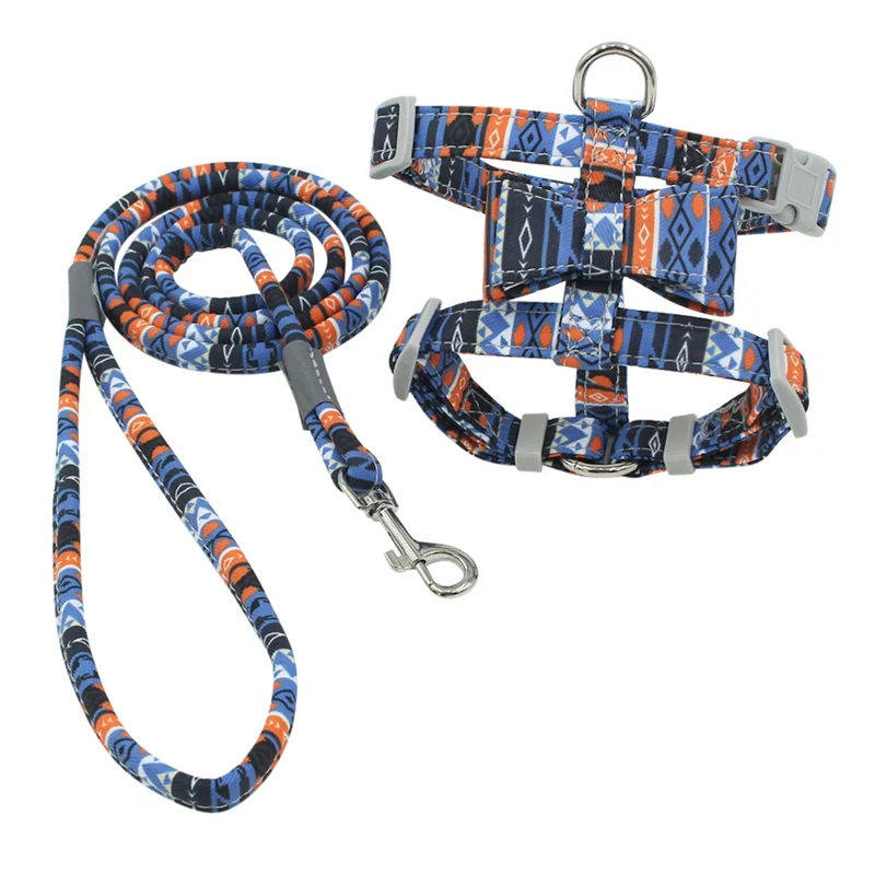 

Pets Dog Harness And Leash Set Small Medium Dogs Cats Puppy Walking Running Leashes Lead Pet Supplies
