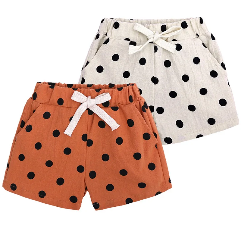 

Girls Dot Shorts Summer Baby Girls Shorts Print Children Shorts Kids Shorts for Girls Clothes Toddler Girl Clothing for Kid Beac