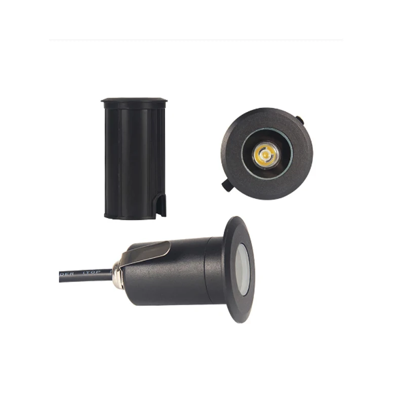 IP67 DC12V Outdoor Lighting 1W 3W Garden Yard Step Stairs Floor Deck Recessed Ground Lamps 42mm LED Underground Spotlight 220V