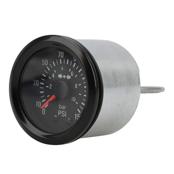 

12V Universal Car Modified Pointer Type Dual Scale Display 0-10BAR/0-150PSI VDO Barometer Instrument