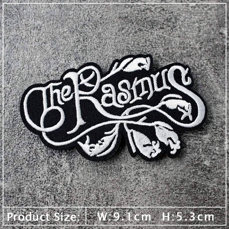 Band Patches Embroidery Applique Clothes Ironing Sewing Supplies Decorative Badges ROCK MUSIC