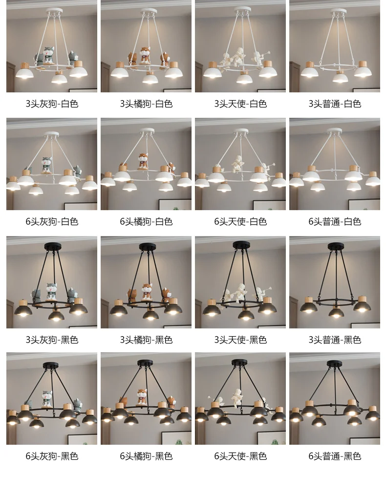 Северная Европа современный стиль фонари Гостиная лаконичная атмосфера Бытовая оригинальность личность люстра