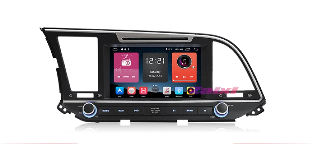 Top ZaiXi Android 2Din Car MP5 Multimedia Video Player GPS Car Radio Auto Radio Stereo Audio For Hyundai Elantra 2014~2016 1