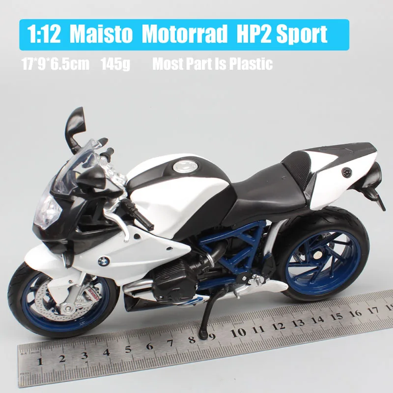 Maisto 1/12 масштаб HP2 Спорт мото rrad цикл транспортных средств литье под давлением мото rcycles мото спортивный велосипед модель игрушки эскизы для мальчиков автомобилей - Цвет: h2 sport