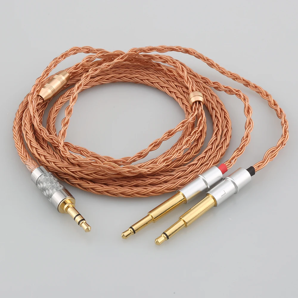 

HiFi 2.5mm 4.4mm 3.5mm XLR 6.5mm Balanced 16 Core 99% 7N OCC Earphone Cable For Meze 99 Classics NEO NOIR Headset Headphone