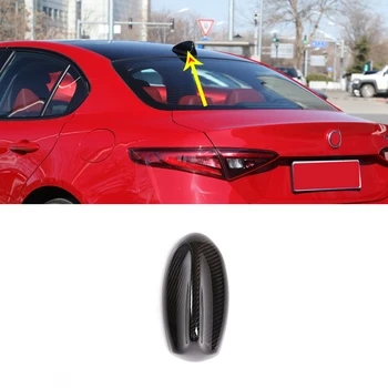 

Real Carbon Fiber For Alfa Romeo Giulia Stelvio 2017-2020 Shark Fin Antenna Cover Car Accessories 1 Pcs