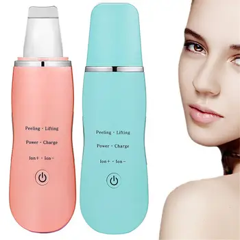 

USB Charging Electric Skin Scrubber Iontophoresis Beauty Apparatus Blackhead Cutin Remover Pores Cleanser Exfoliator
