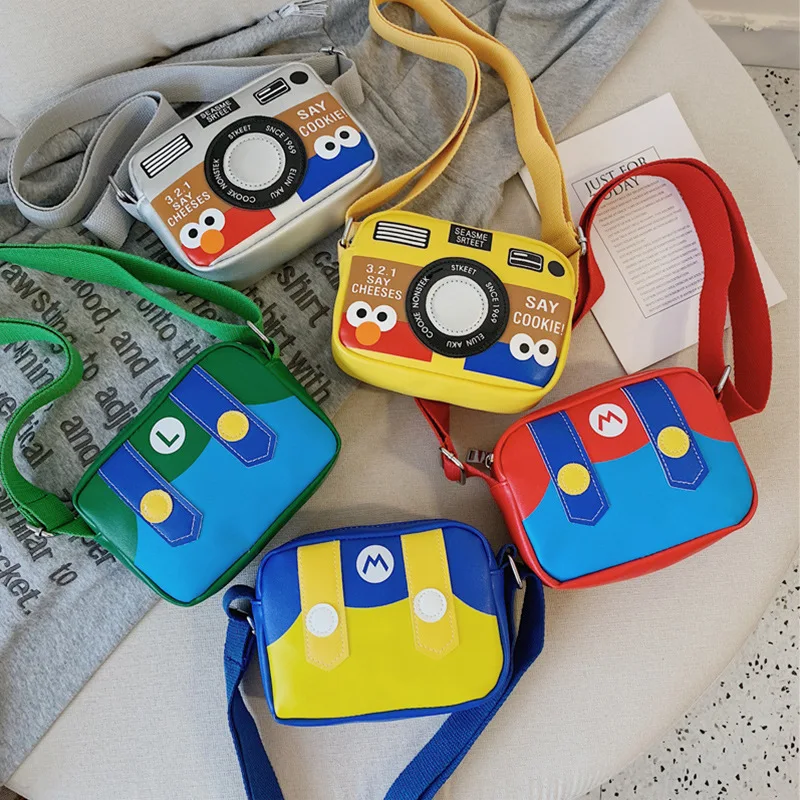 

2020 New Style CHILDREN'S Cartoon Cute Mini Shoulder Bag Korean-style Unisex Fashion Child Accessories Change Shoulder Bag Fashi