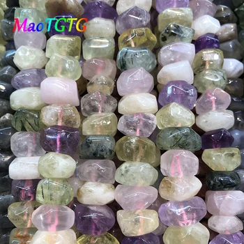 

Genuine Natural Stone Beads For Jewelry Making Necklace Bracelet 15x8mm Purpul Pink Crystal Crystal Grapes Beads Wholesale