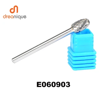 

5pcs/lot E060903 oval 6*9.5mm carbide rotary burr file cutter grinding and abrasive tools milling bits burs bur