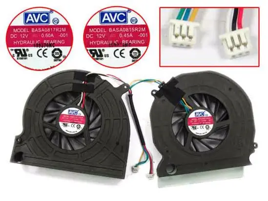 AVC BASA0815R2M-001 AC/DC 12V 0.50A 6 проводов Сервер вентилятор охлаждения