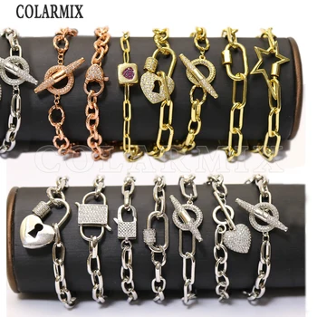 

6 Pcs New design Bracelet Jewelry Bracelet Handmade Jewelry Bracelet gift for lady Punk Bracelet Hip pop Jewelry