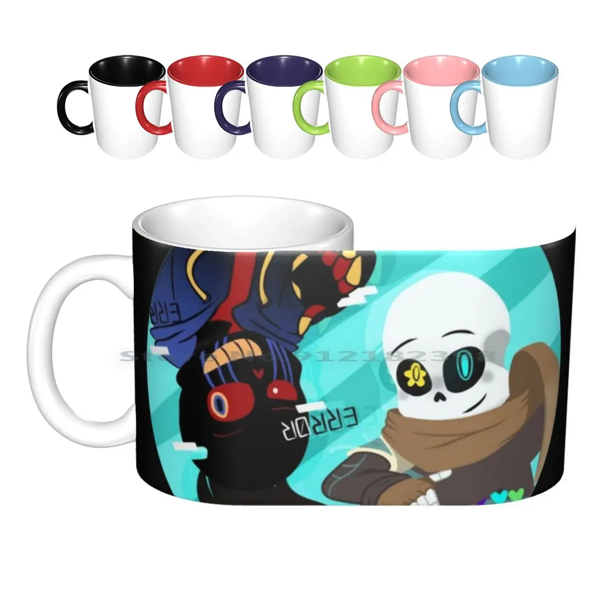 Керамические кружки Ink X Error кофейные чашки Кружка для молока и чая кружка Undertale