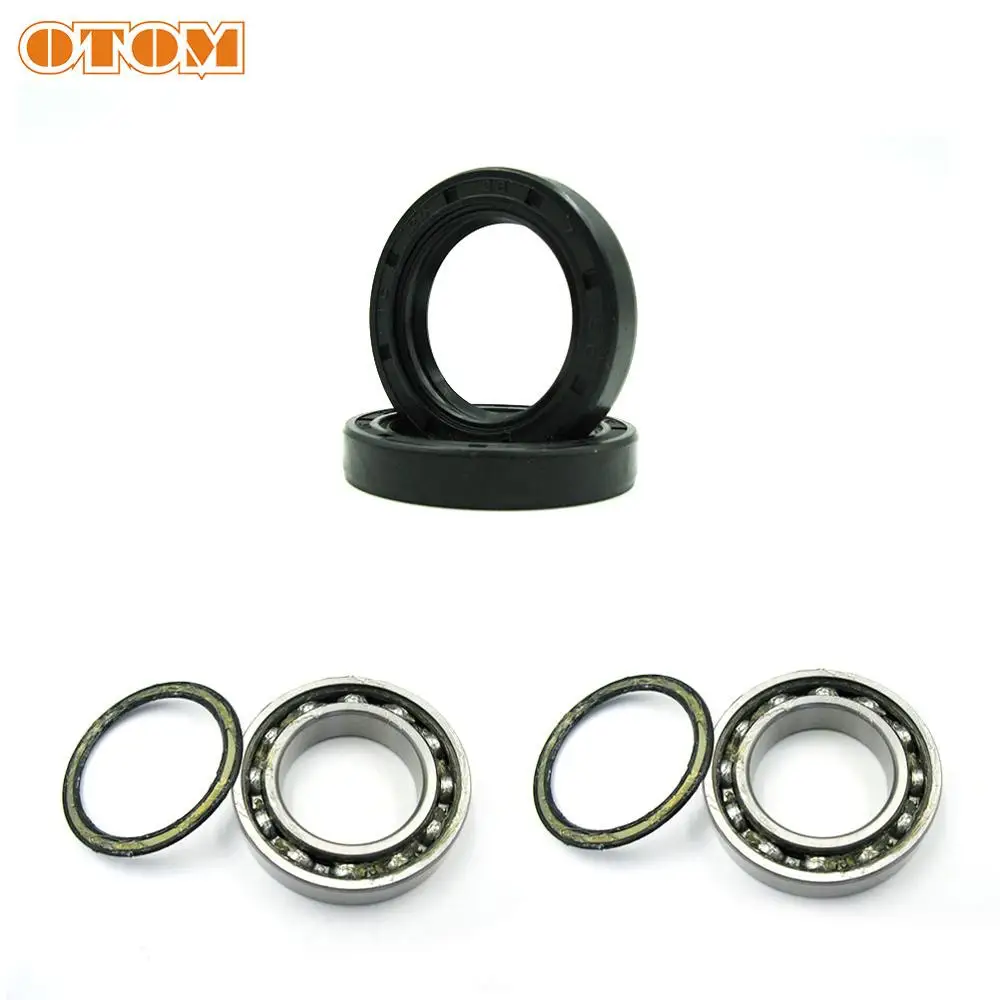 OTOM Motorcycle Front Wheel Hub Oil Seal Bearing Set For YAMAHA WR250F WR426F WR450F YZ125 YZ250F YZ400F Motocross Accessories