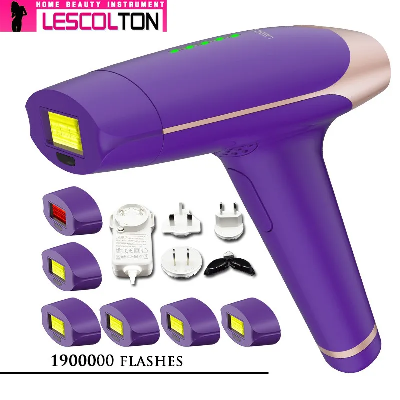 Больше ламп на выбор Lescolton IPL лазерная эпиляция t009 машина лазер постоянный бикини триммер электрический depiladora лазер