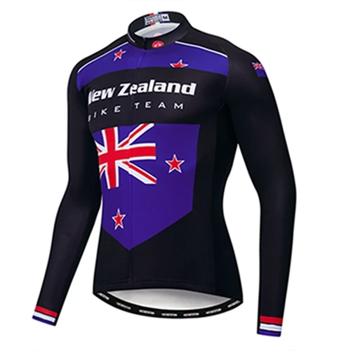 Weimostar велосипедная футболка, Мужская велосипедная рубашка, дорожный MTB, одежда для велосипеда, Майо, топ, Испания, Греция, Германия, Новая Зеландия, Португалия, США - Цвет: CF0193 New Zealand