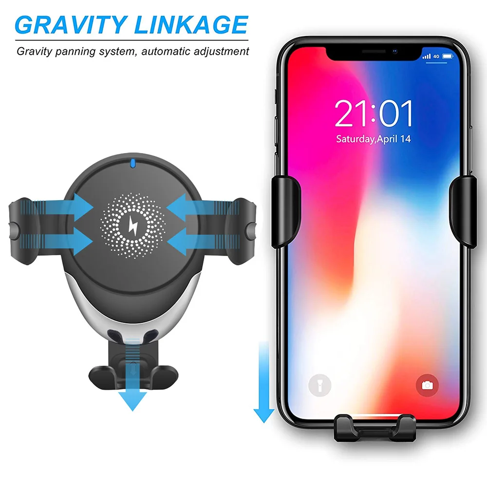 Беспроводное зарядное устройство FDGAO Qi 15 Вт для iPhone 11 Pro Max XS XR X 8 Samsung S9 S10 Note 10 9