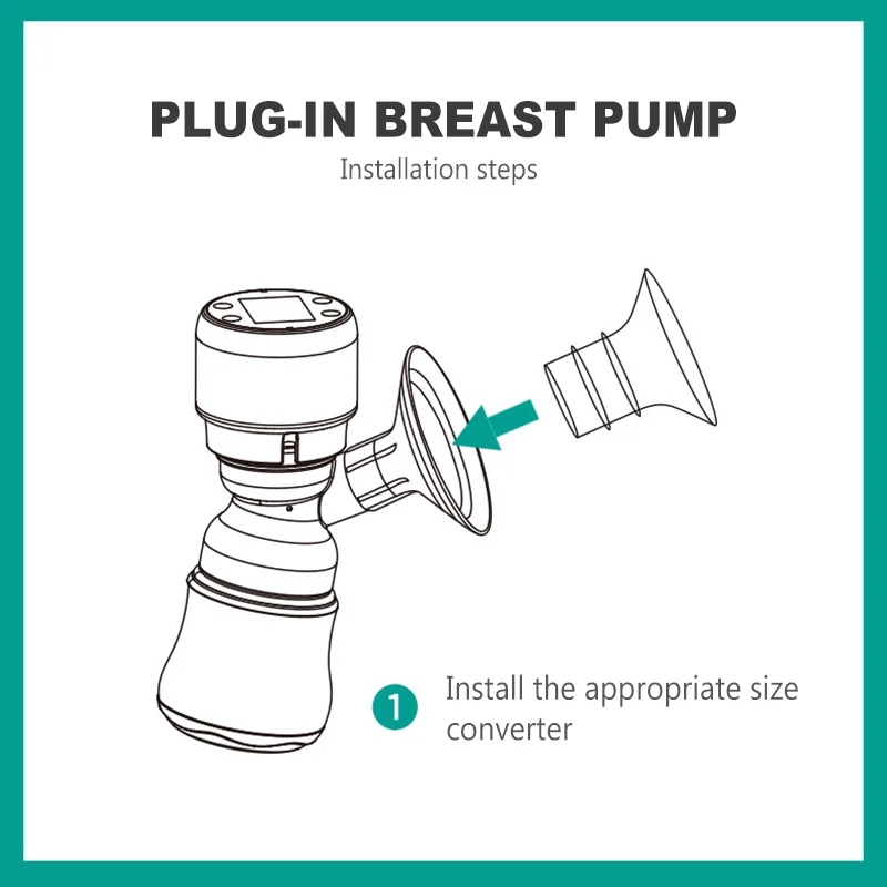 SLAIXIU 17/19 mm Breast Pump Accessories Horn Caliber Size Converter Milk Cup Caliber Adapter Small Nipple Horn Cover 6