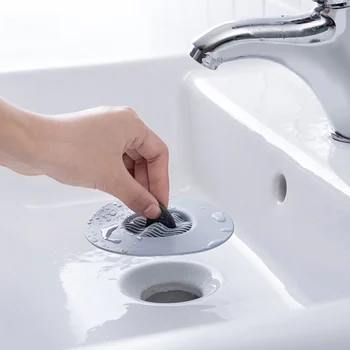 

Plastic Kitchen Floor Drain Filter Shark Drain Filter Anti-blocking Filter Sucker Sewer Outfall Strainer Hair Stopper & Catcher