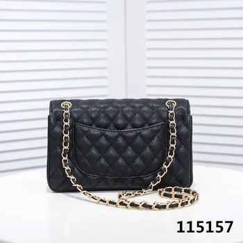 

Luxury brand caviar ball grain leather ladies messenger bag shoulder bag chain bag baguette bag woman backpack