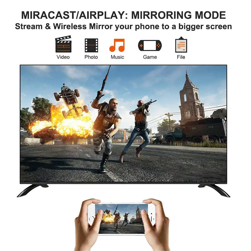 Wi-Fi дисплей программный ключ HDMI беспроводной дисплей приемник-адаптер потокового медиаплеера поддержка Miracast Airplay DLNA без преобразования