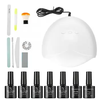 

Manicure UV LED Gel Nail Art Set 36W UV Gel Dryer Light Top&Base Manicure Set Manicure Set