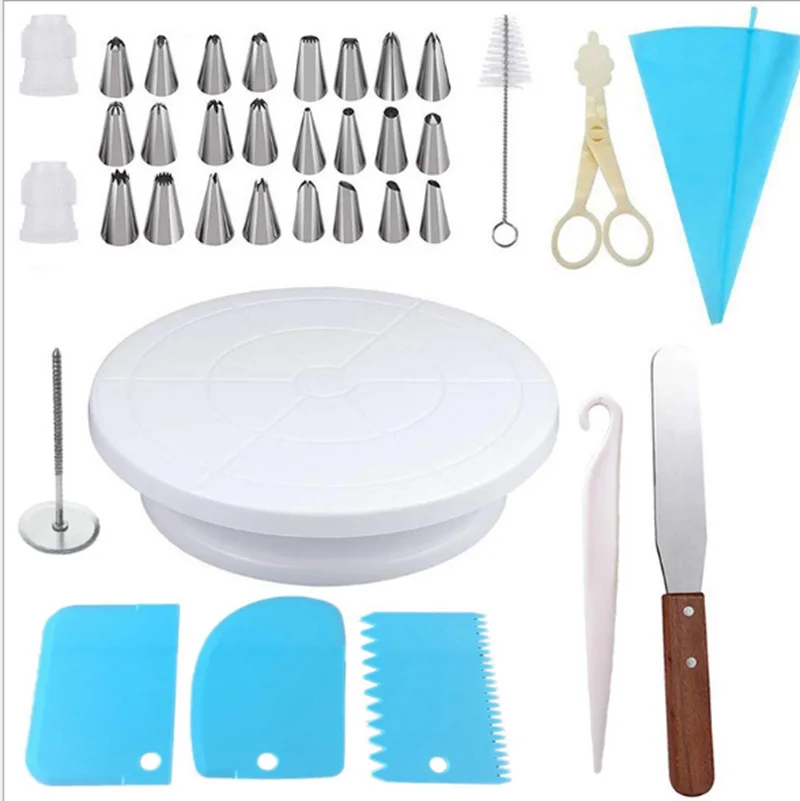 

36pcs/Set Stainless Steel Pastry Nozzles Kit Flower Icing Tips Baking Tools Baking Supplies Set DIY Cake Decorating Tools