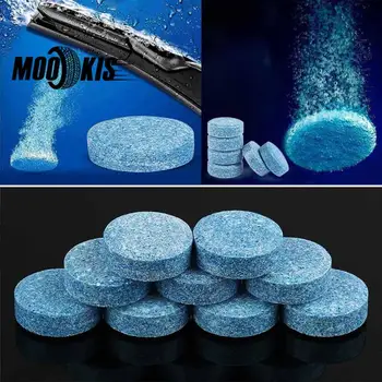 

50PCS Car Wiper Detergent Effervescent Tablets Washer Cleaning Compact Concentrated Tools Auto Windshield Cleaner Glass Wash